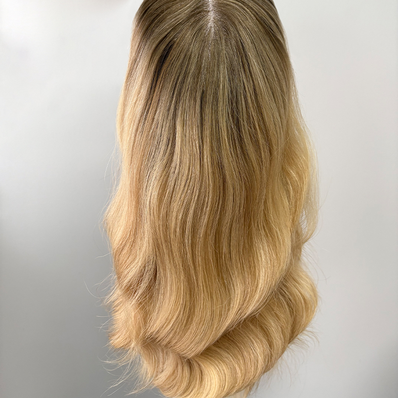 18 Inches Linda Color Slight Layer Lace Top Wig