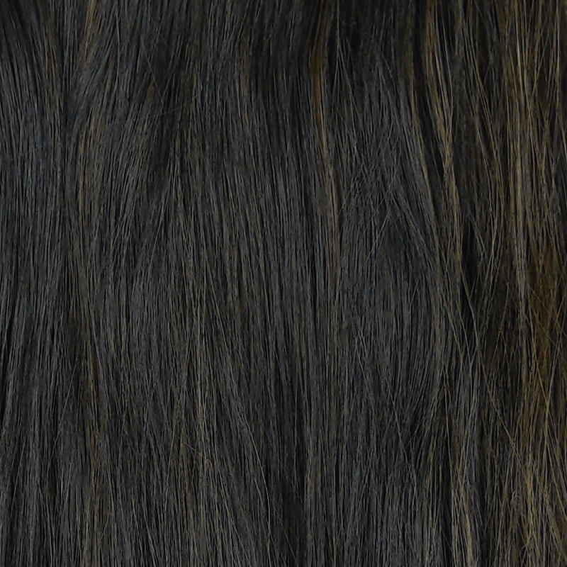 24 Inches Walnut Color Slight Layer Silk Top Wig