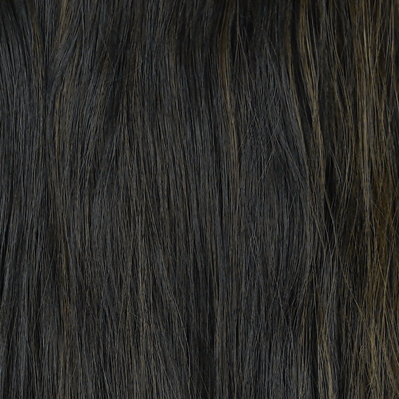 24 Inches Walnut Color Slight Layer Silk Top Wig