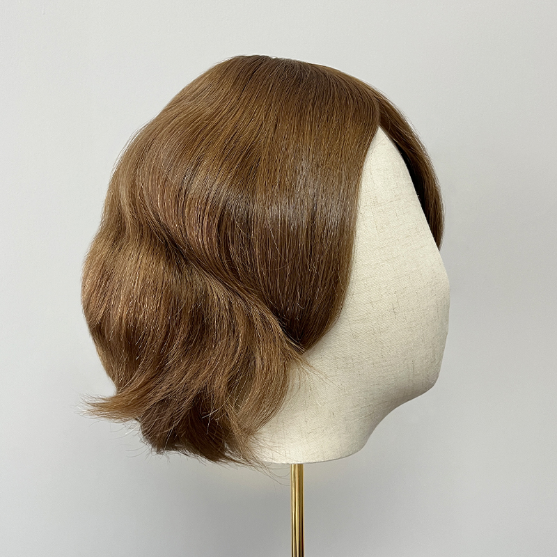 13 Inches ATN01-15 Slight Layer Silk Top Wigs
