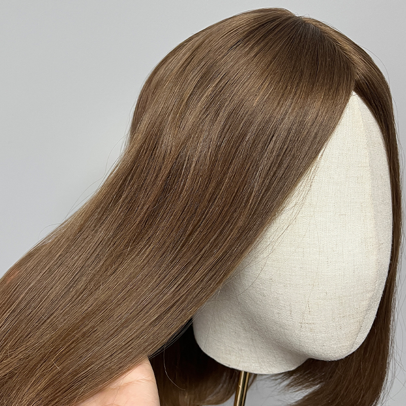 21 Inches EW102 Color Slight Layer Silk Top Wig