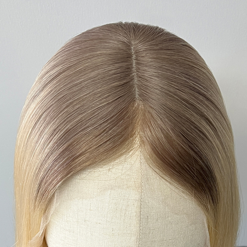 18 Inches Mandy Color Slight Layer Medical Wig