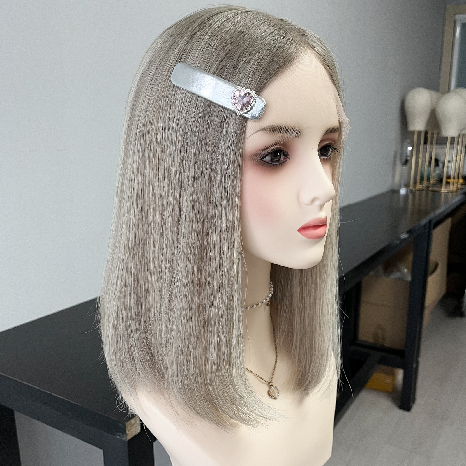 14 Inches Molly Color Custome Lace Top Wig