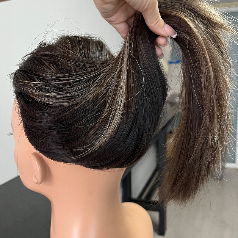 21 Inches WW143 Color Slight Layer Sport Pony Wig