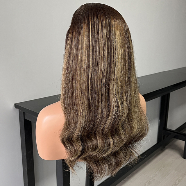 20 Inches WW112 Color Slight Layer Silk Top Wig