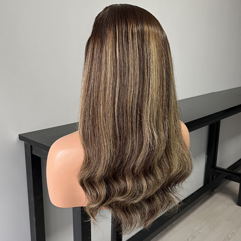 20 Inches WW112 Color Slight Layer Silk Top Wig