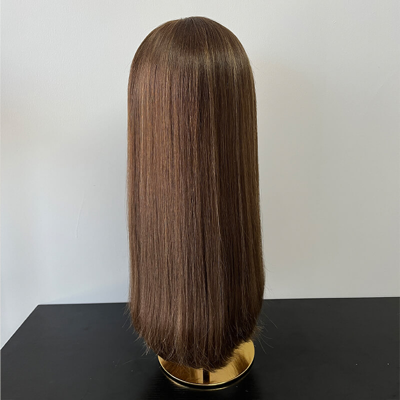 22 Inches Kiwi Color Slight Layer Lace Top Wigs