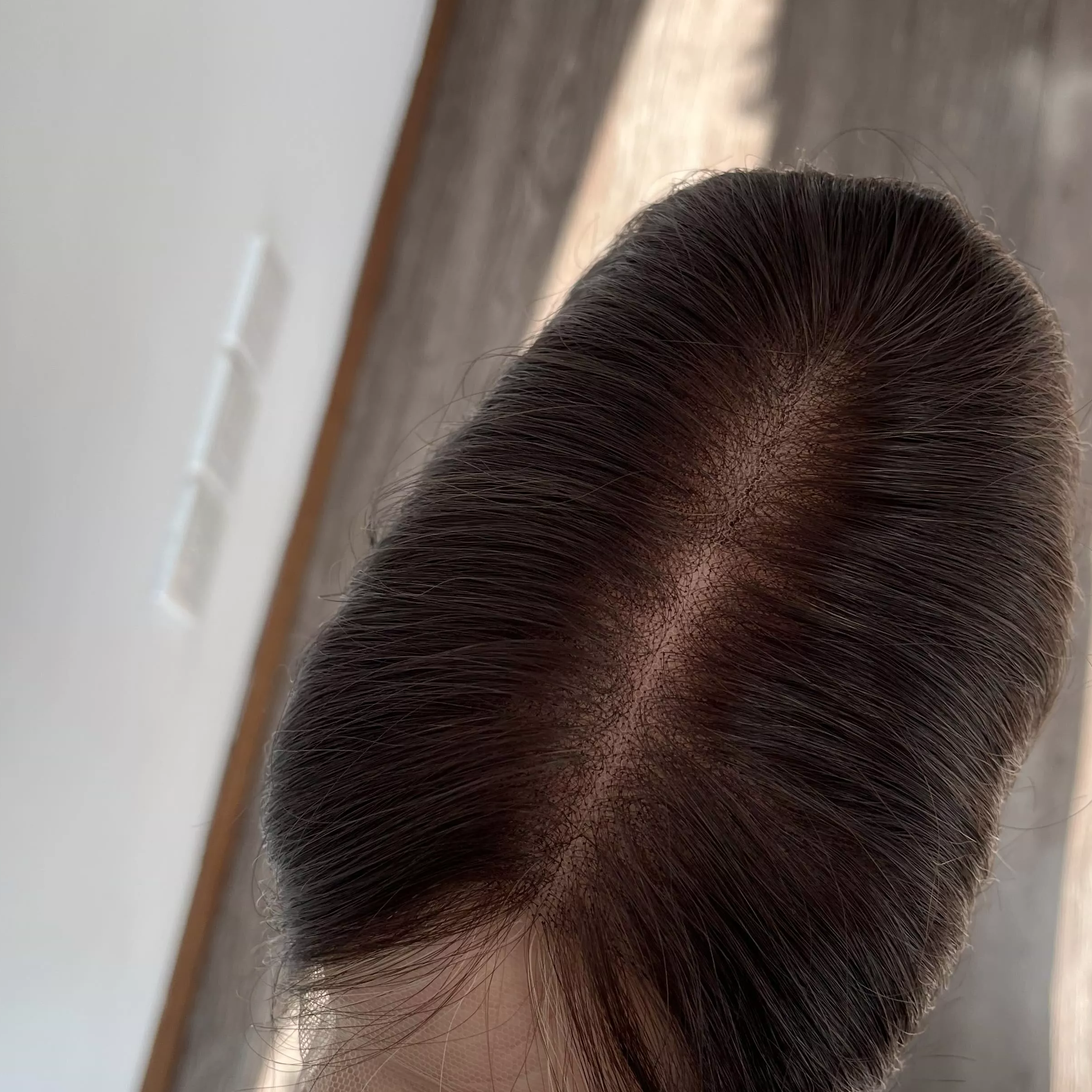 23 Inches #6 Color European Hair Lace Top Wigs