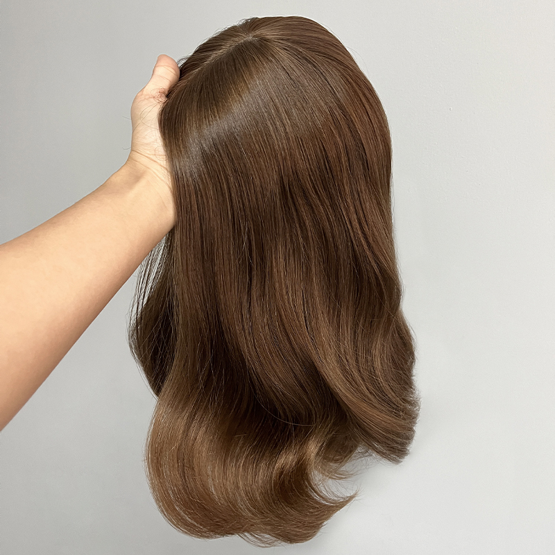 21 Inches EW103 Color Slight Layer Silk Top Wig