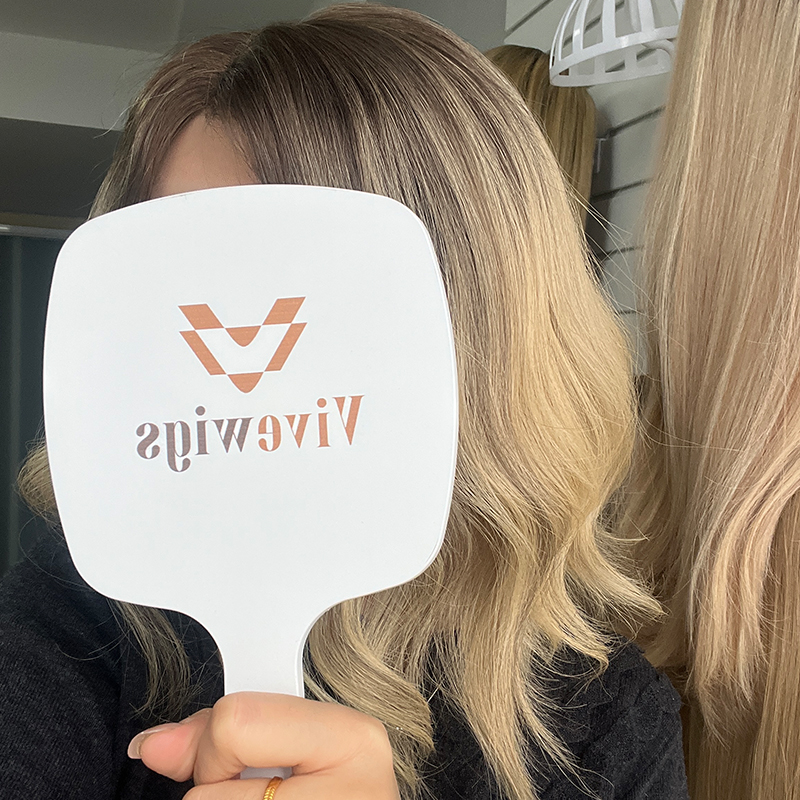 14 Inches Lana Color Slight Layer Lace Top Wig