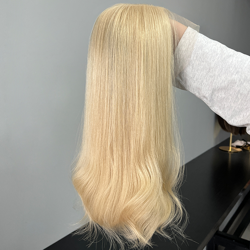 16 Inches Clare Color Slight Layer Lace Top Wig