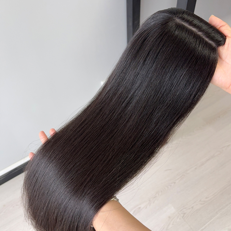 22 Inches NA Color Slight Layer Silk Top Topper