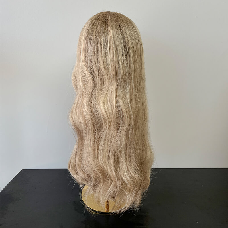 22 Inches Cortado Color Slight Layer Lace Top Wigs
