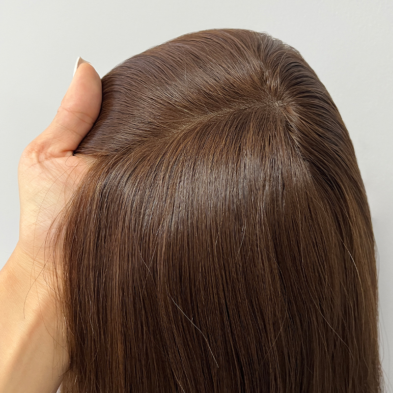 13 Inches ATN01-10 Slight Layer Silk Top Wigs (lace Front)