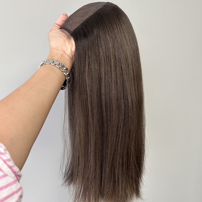 16 Inches H248 Color Slightly Curly Hatfall Wig