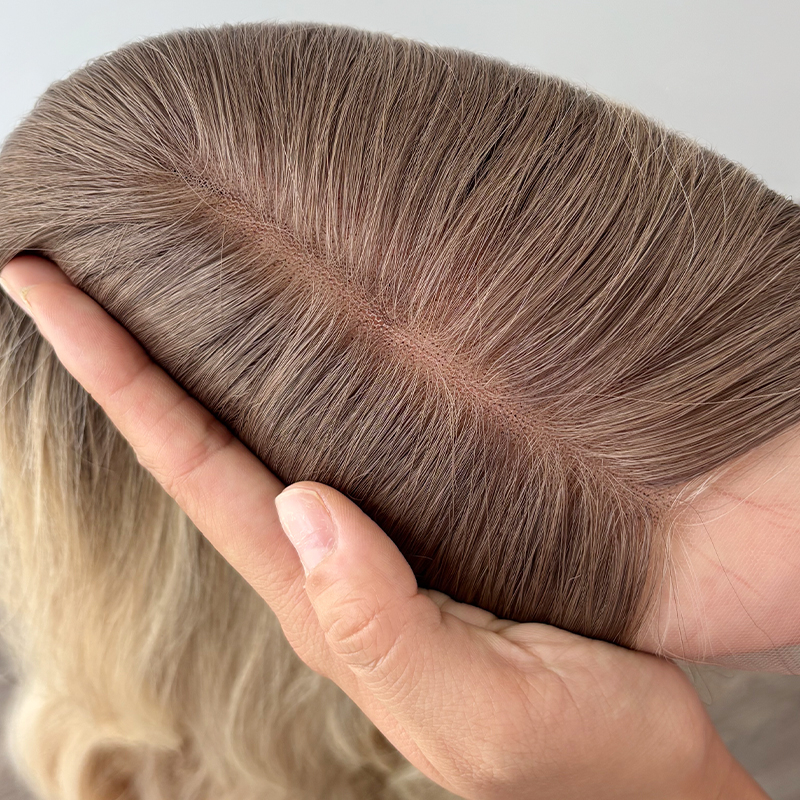 18 Inches mila Color Custome Lace Top Wig