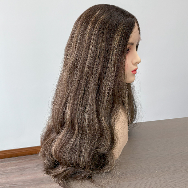 18 Inches Vera Color Custome Lace Top Wig