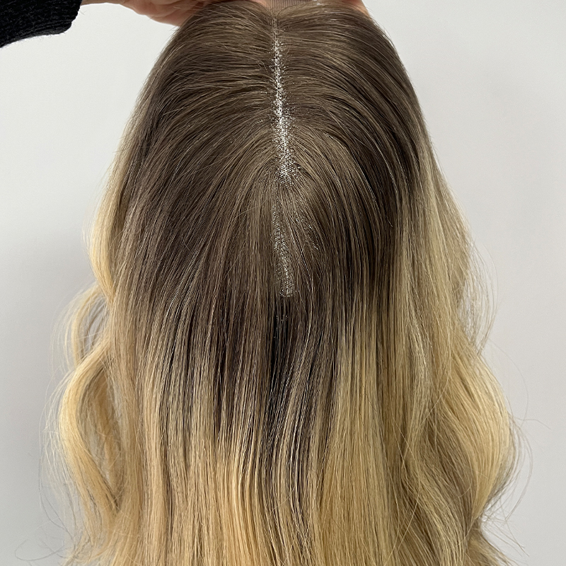 14 Inches Lana Color Slight Layer Lace Top Wig