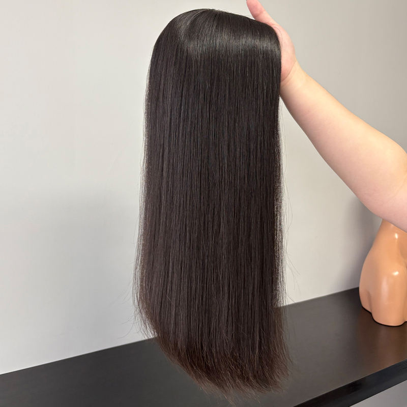 22 Inches NA Color Slight Layer Silk Top Topper