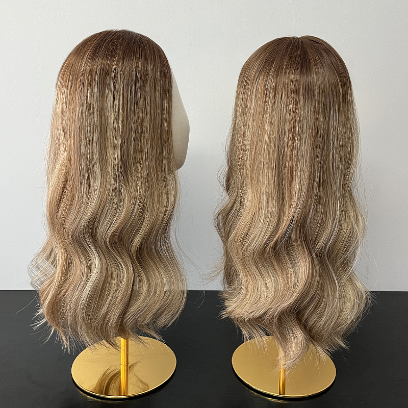 19 Inches Gravel Gold Color Slight Layer Lace Top Topper