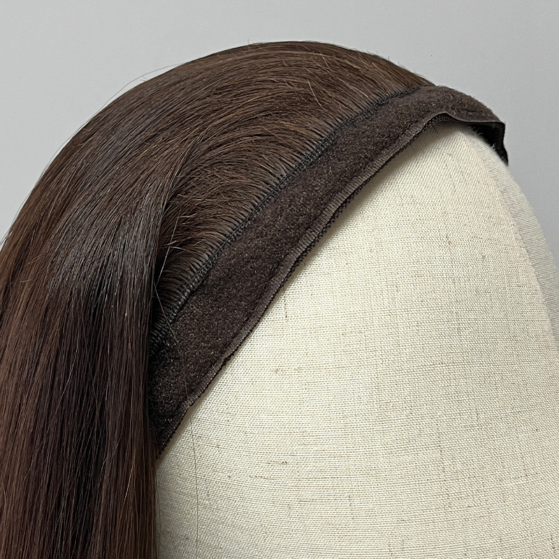 21 Inches WW121 Color Slight Layer Silk Top Wig