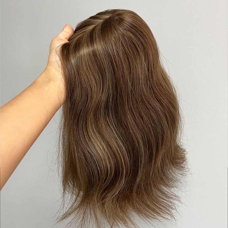 14 Inches EW105 Color Slight Layer Silk Top Wig