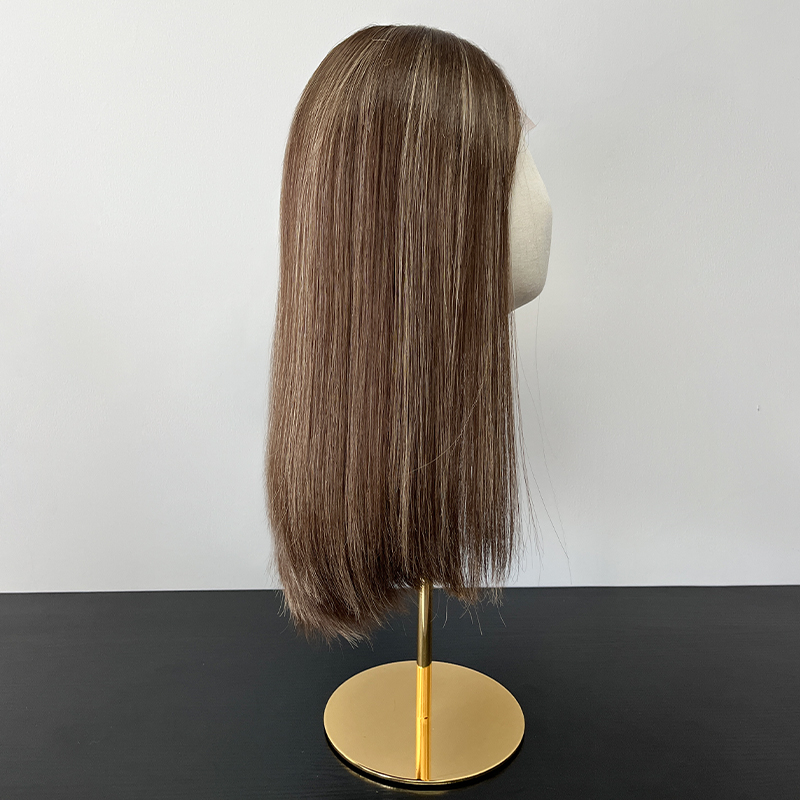 19 Inches Penny Color Slight Layer Lace Top Wig