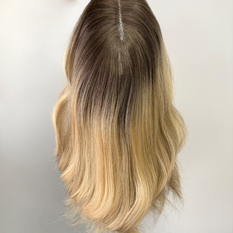 14 Inches Lana Color Slight Layer Lace Top Wig