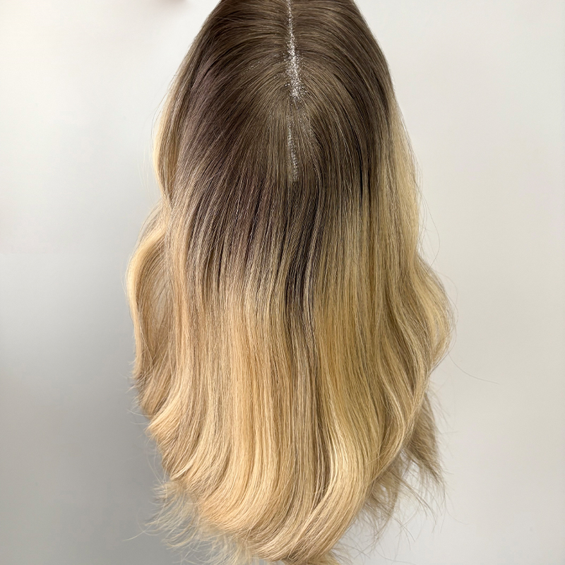 14 Inches Lana Color Slight Layer Lace Top Wig