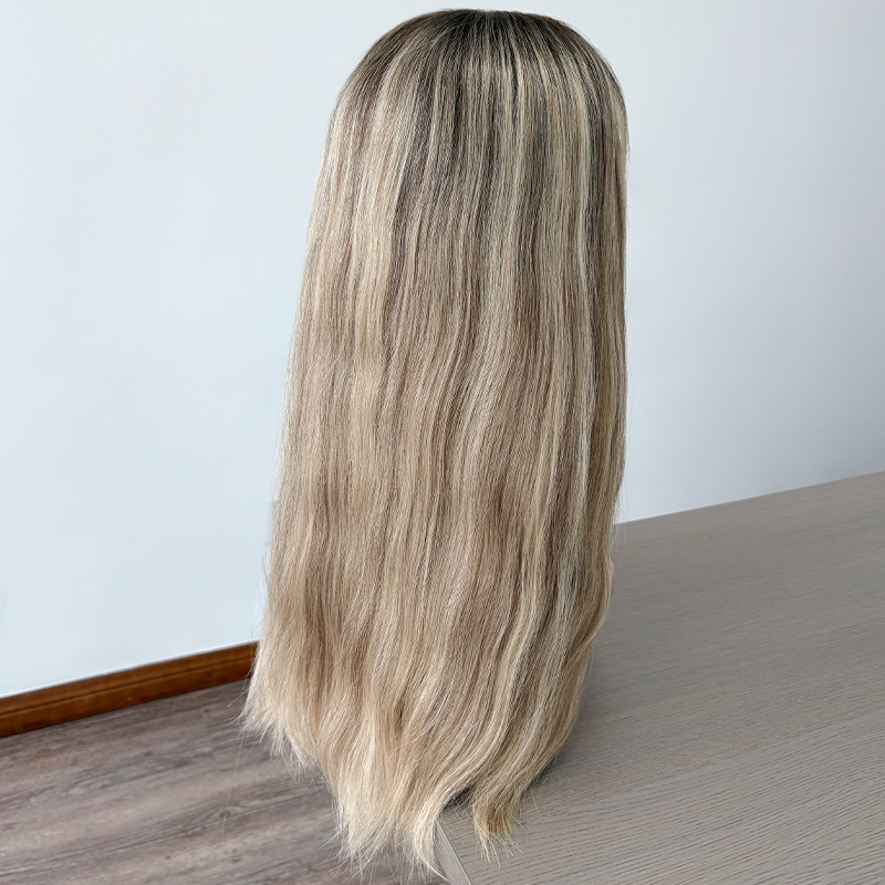 18 Inches Ulla Color Custome Full Handtied Lace Top Wig