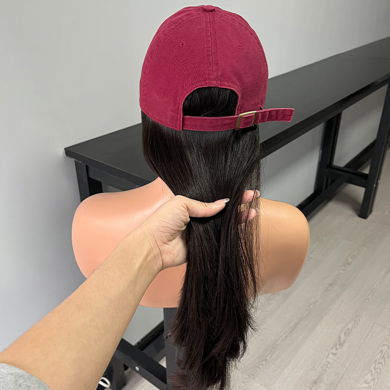 21 Inches WW134 Color Slight Layer Silk Top Wig