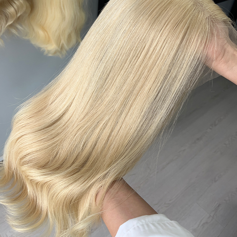 16 Inches Clare Color Slight Layer Lace Top Wig