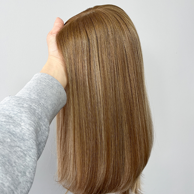 17 Inches Gily Color Slight Layer Silk Top Topper