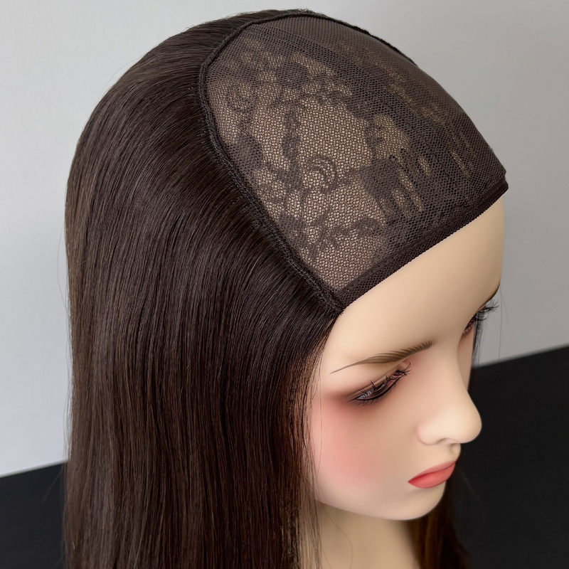 16 Inches H248 Color Slightly Curly Hatfall Wig