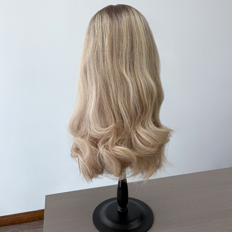 18 Inches mila Color Custome Lace Top Wig