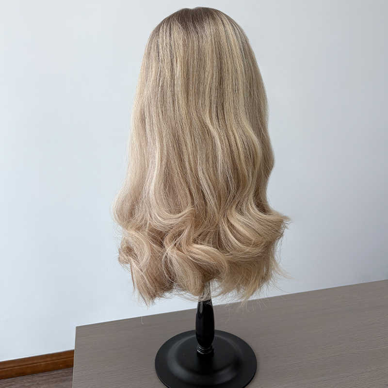 18 Inches mila Color Custome Lace Top Wig