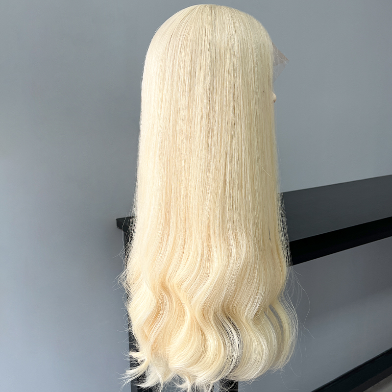 26 Inches Daisy Color Slight Layer Lace Top Wig