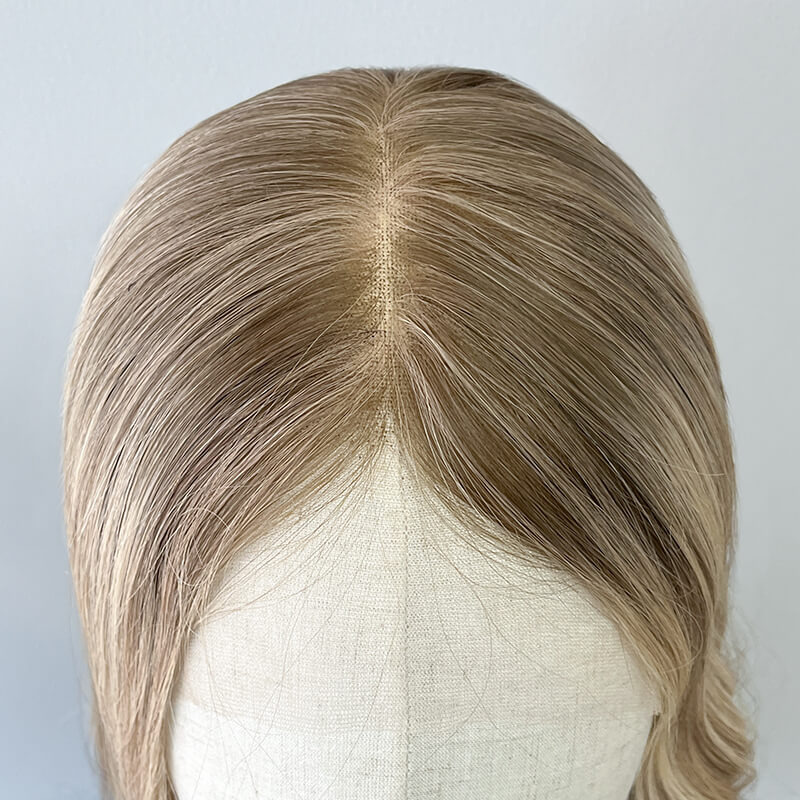 22 Inches Cortado Color Slight Layer Lace Top Wigs