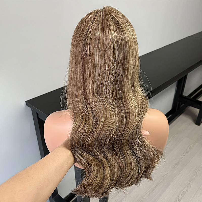 18 Inches Sand Color Slight Layer Lace Top Topper