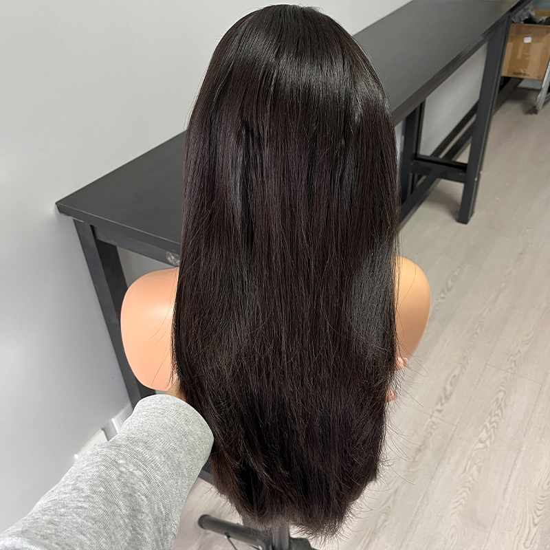 21 Inches WW134 Color Slight Layer Silk Top Wig