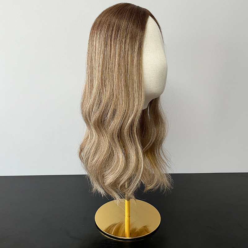 19 Inches Gravel Gold Color Slight Layer Lace Top Topper