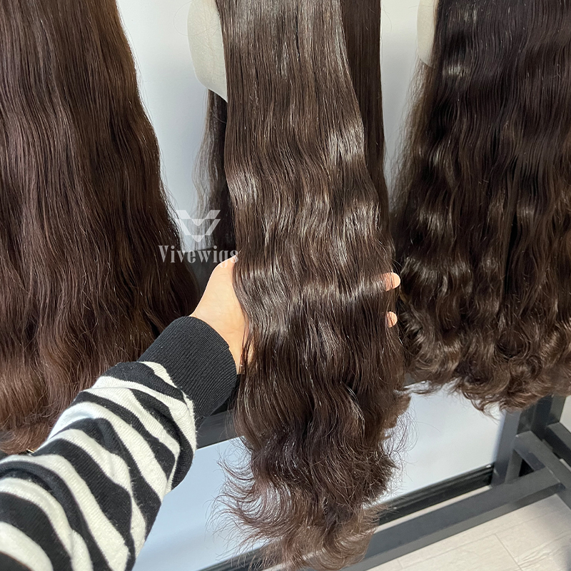 29 Inches #2 Color European Hair Lace Top Wig