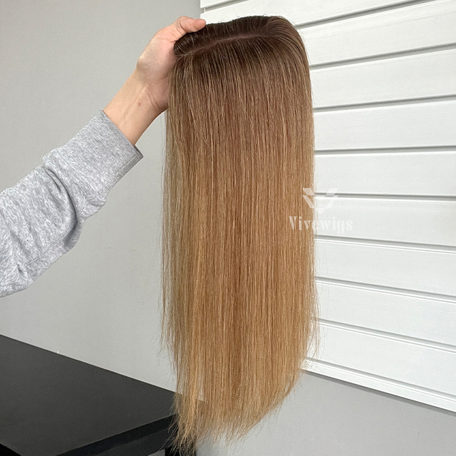 18 Inches #T4/27 Color Mono Top Toppers