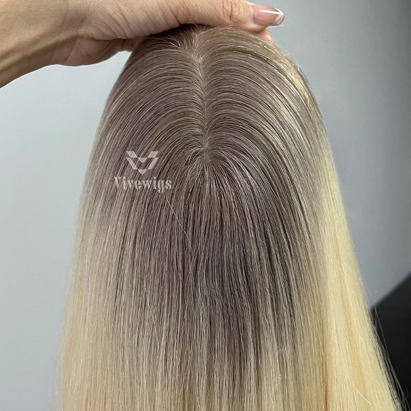 18 Inches Mandy Color Slight Layer Medical Wig