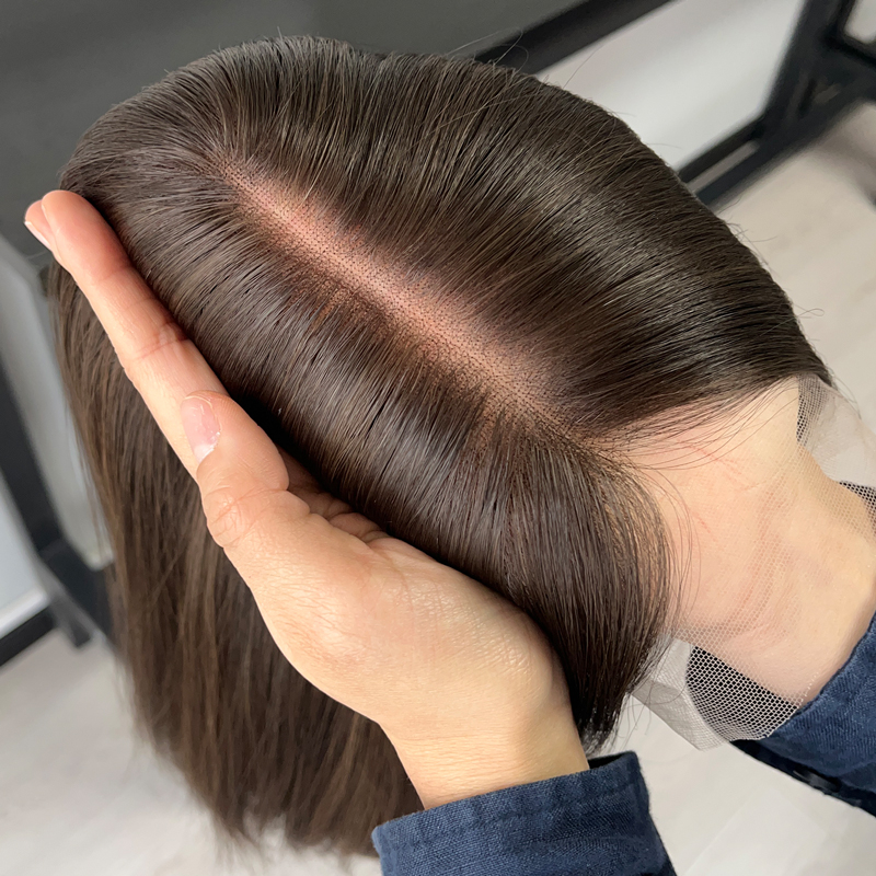 14 Inches Amy Color Slight Layer Lace Top Wig