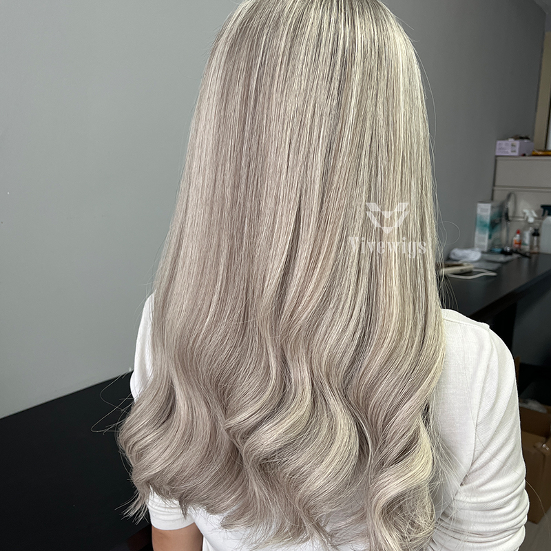 14 Inches Molly Color Lace Top Wig
