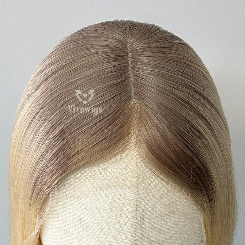 18 Inches Mandy Color Slight Layer Medical Wig